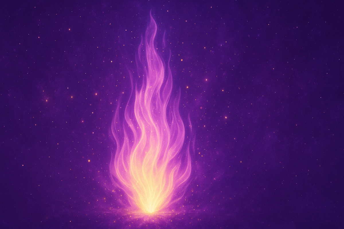 La Flamme Violette : une énergie de transmutation, de guérison et de libération
